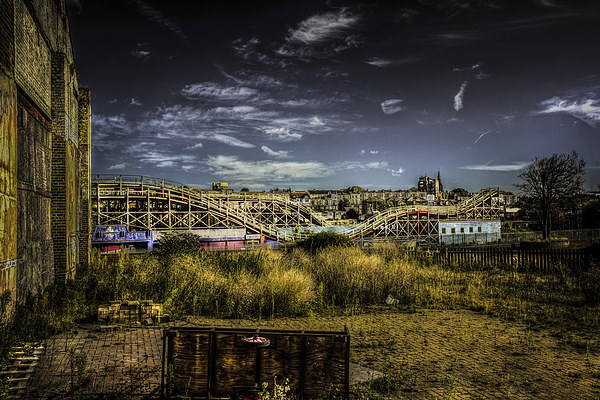 The Scenic Railway - Margate Picture Board by Ian Hufton