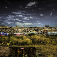 Buy canvas prints of The Scenic Railway - Margate by Ian Hufton