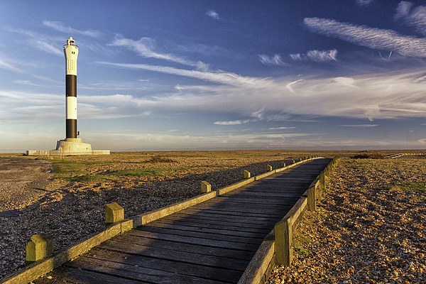 Dungeness Lighthouse Picture Board by Ian Hufton