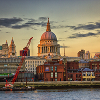 Buy canvas prints of St Pauls Cathedral London by Ian Hufton
