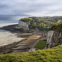 Buy canvas prints of St Margarets Bay by Ian Hufton