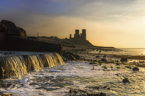 Reculver Gold Picture Board by Ian Hufton