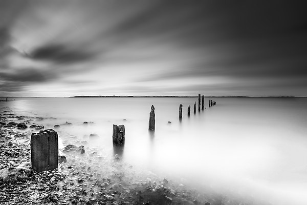  Seasalter in Mono Picture Board by Ian Hufton