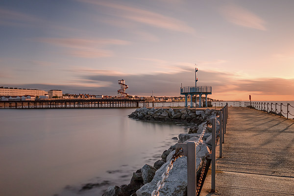  Herne Bay Sunset Picture Board by Ian Hufton