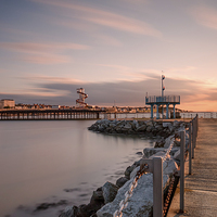 Buy canvas prints of  Herne Bay Sunset by Ian Hufton