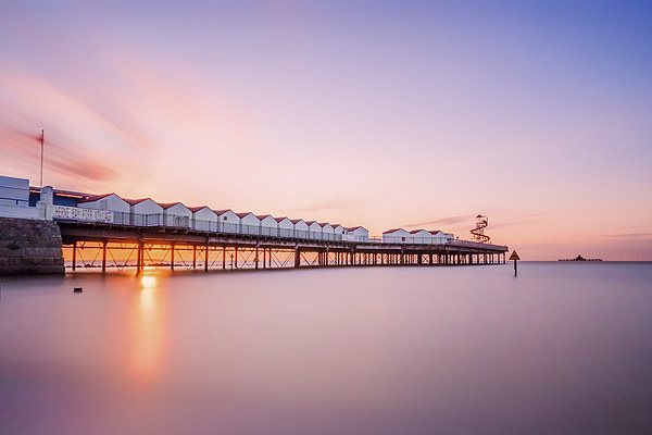  Herne Bay Pier at Sunset Picture Board by Ian Hufton