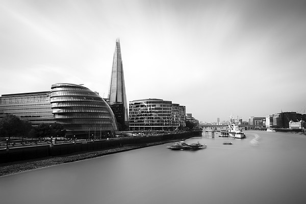 The Shard View London Picture Board by Ian Hufton