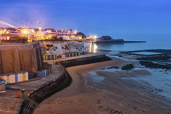   Broadstairs at Twilight.  Picture Board by Ian Hufton