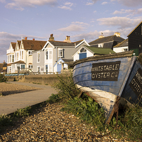 Buy canvas prints of  Whitstable Oyster Co by Ian Hufton