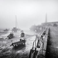 Buy canvas prints of  Margate Harbour by Ian Hufton