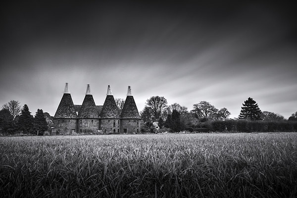  The Oast Houses Picture Board by Ian Hufton