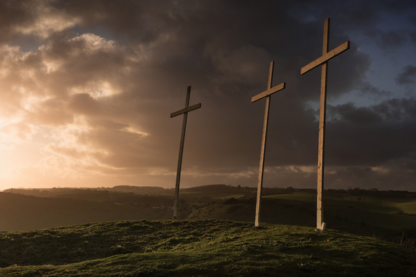 Folkestone Crosses Picture Board by Ian Hufton