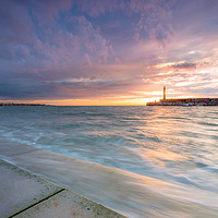 Buy canvas prints of Margate sunset by Ian Hufton