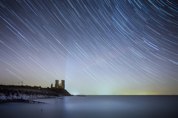 Starry Reculver Picture Board by Ian Hufton