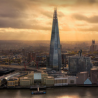 Buy canvas prints of The Shard View by Ian Hufton