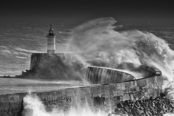 Newhaven Lighthouse Picture Board by Ian Hufton