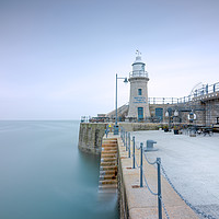 Buy canvas prints of Folkestone Lighthouse by Ian Hufton