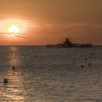 Buy canvas prints of Herne Bay Sunset by Ian Hufton