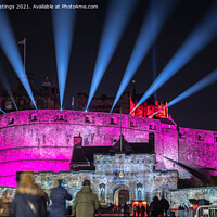 Buy canvas prints of Illuminating Edinburgh Castle by John Hastings