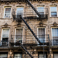 Buy canvas prints of New York Fire Escape by John Hastings