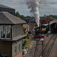 Buy canvas prints of Steam-Powered Romance of the Rails by John Hastings
