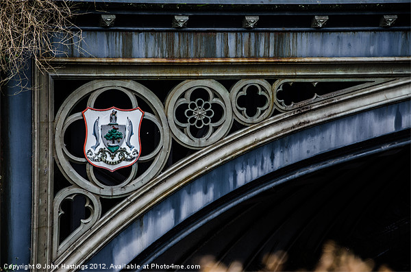 Kelvin Bridge Glasgow Picture Board by John Hastings