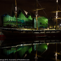 Buy canvas prints of Nighttime Reflections by John Hastings
