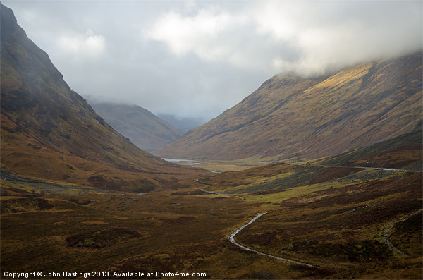 Dramatic Landscapes of Glencoe Picture Board by John Hastings
