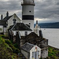 Buy canvas prints of Cloch Point  Lighthouse by John Hastings
