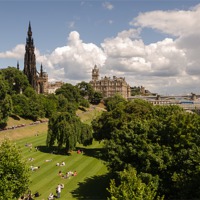 Buy canvas prints of Iconic Edinburgh Landmarks by John Hastings