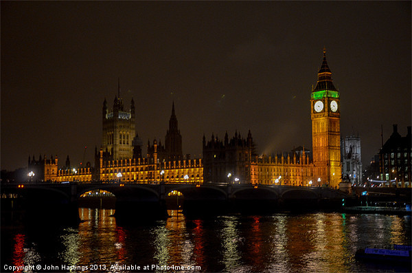 London's Iconic Landmark Picture Board by John Hastings