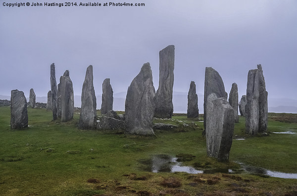 Callanish  Standing Stones Picture Board by John Hastings