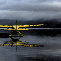 Buy canvas prints of Loch Lomond's Seaplane Adventure by John Hastings