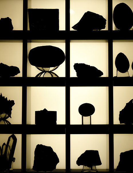 Mineral silhouette Picture Board by John Hastings