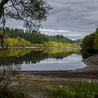Buy canvas prints of Loch Drunkie in Autumn by John Hastings