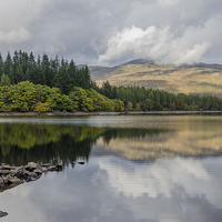 Buy canvas prints of  Scottish Highland Landscape by John Hastings