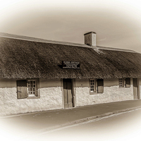 Buy canvas prints of Burns Cottage  by John Hastings