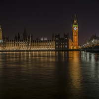 Buy canvas prints of Nighttime Splendor of the Houses of Parliament by John Hastings