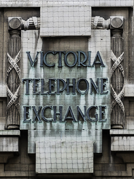 Victoria Telephone Exchange  Picture Board by John Hastings