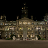 Buy canvas prints of  Glasgow City Chambers by John Hastings