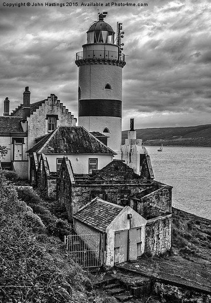  Cloch Lighthouse Inverclyde Picture Board by John Hastings