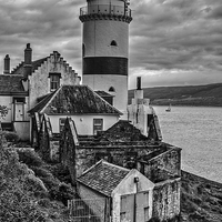 Buy canvas prints of  Cloch Lighthouse Inverclyde by John Hastings