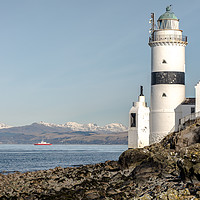 Buy canvas prints of The Cloch Lighthouse by John Hastings