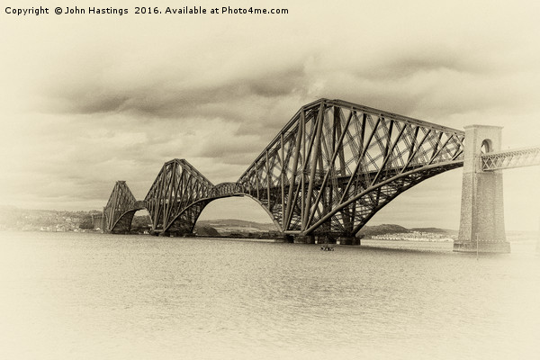 The Forth Rail Bridge Picture Board by John Hastings