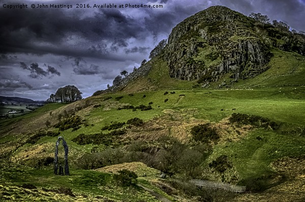 Loudoun Hill, Ayrshire Picture Board by John Hastings