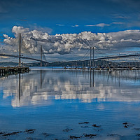 Buy canvas prints of Bridges of the Forth by John Hastings