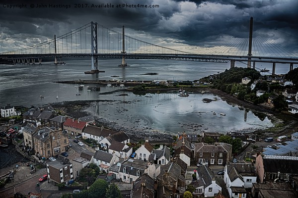 Iconic Bridges of Forth Picture Board by John Hastings