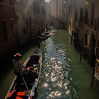 Buy canvas prints of Illuminating Venice by John Hastings