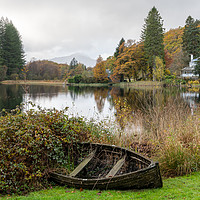 Buy canvas prints of Autumn in Loch Ard by John Hastings