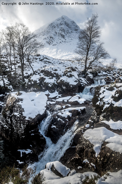 The Winter Majesty of Buachaille Etive Mhor Picture Board by John Hastings